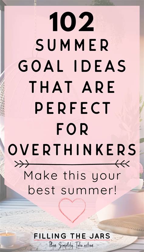2023 Summer Goals: Must.